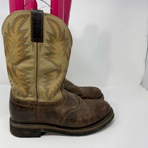 Men's Justin Superintendent Round Toe Work Boots Sz 10EE (PXUESI)